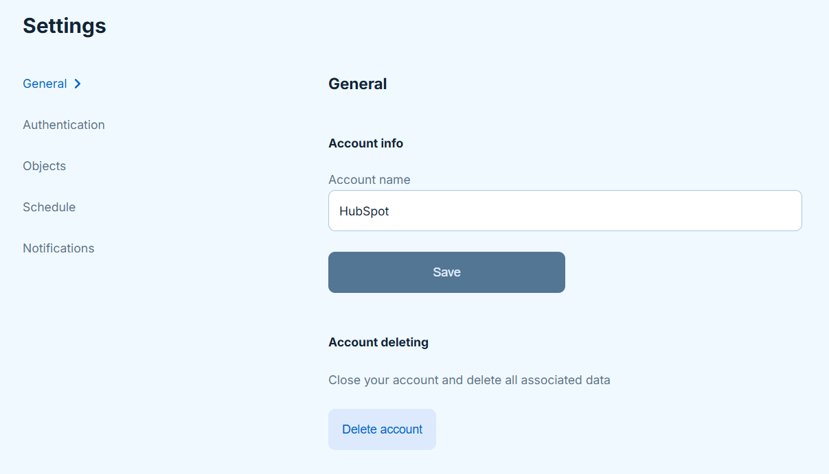 General Settings