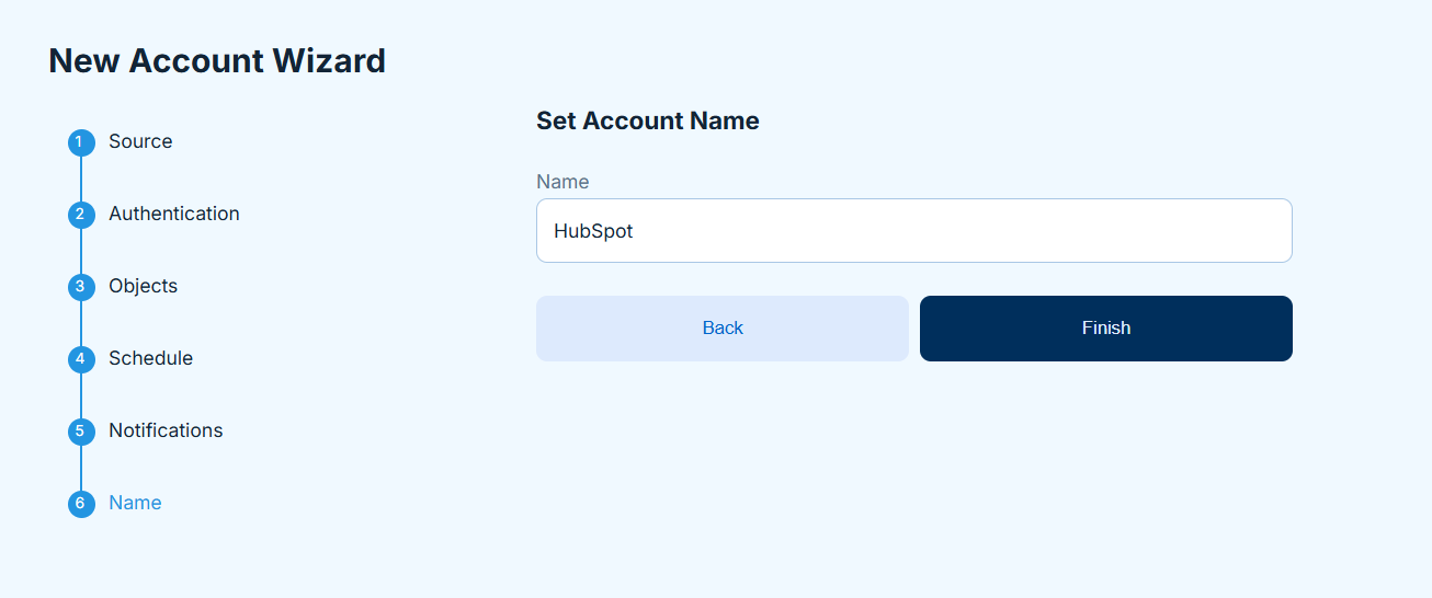 Set Account Name